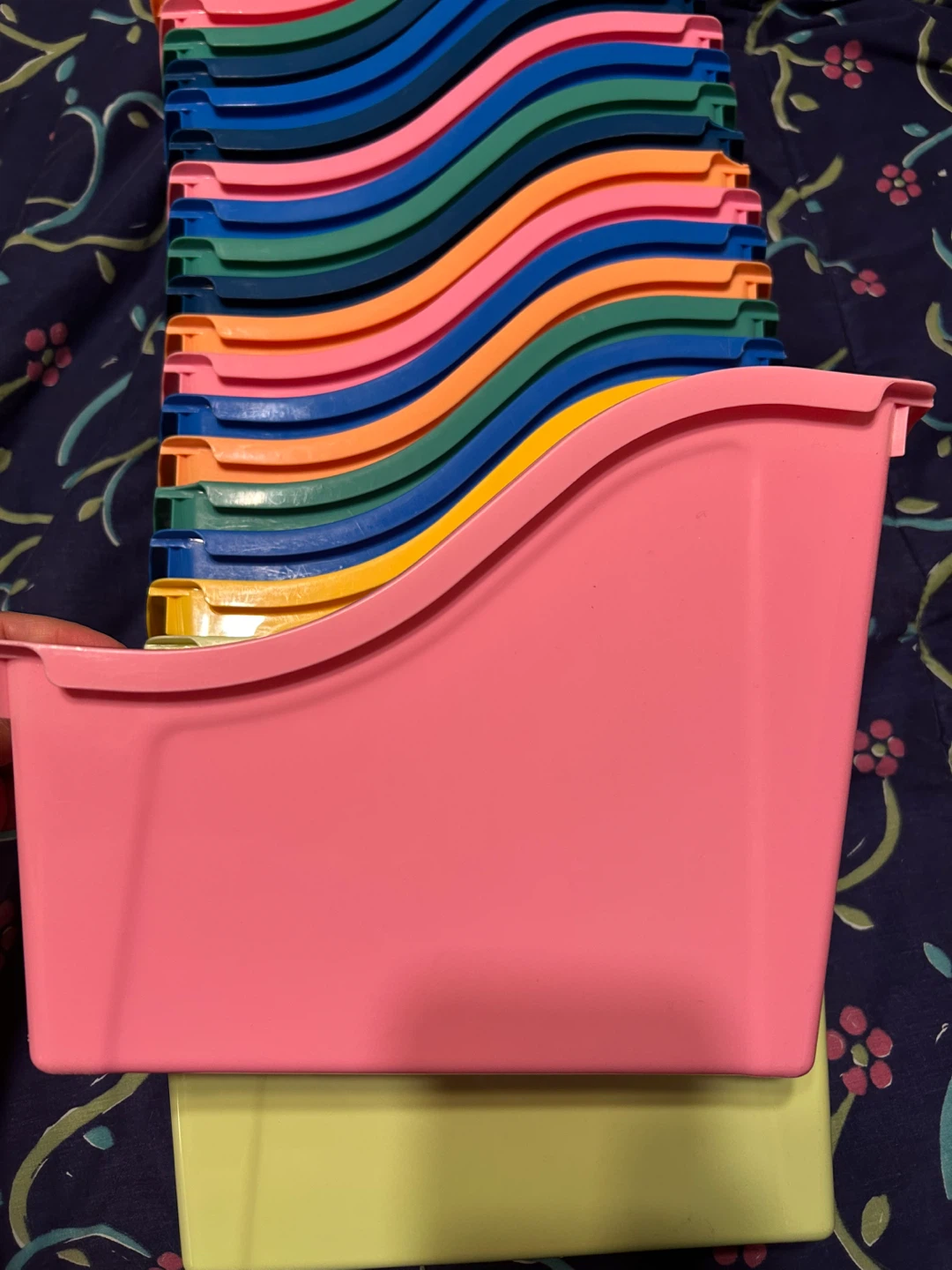 Set of 24 Plastic Magazine Files/Holders