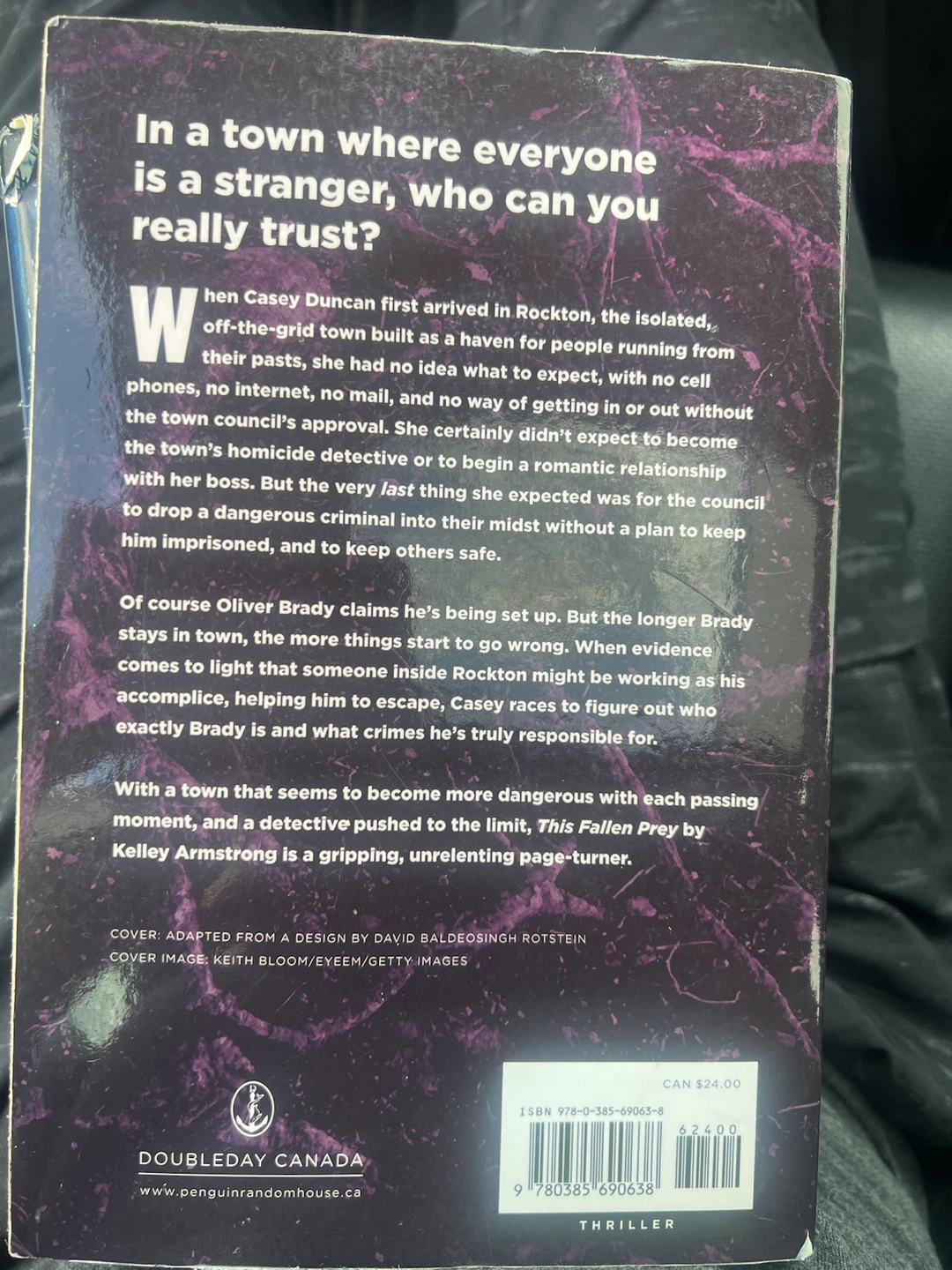 This Fallen Prey by Kelley Armstrong Paperback Thriller Book - photo 2