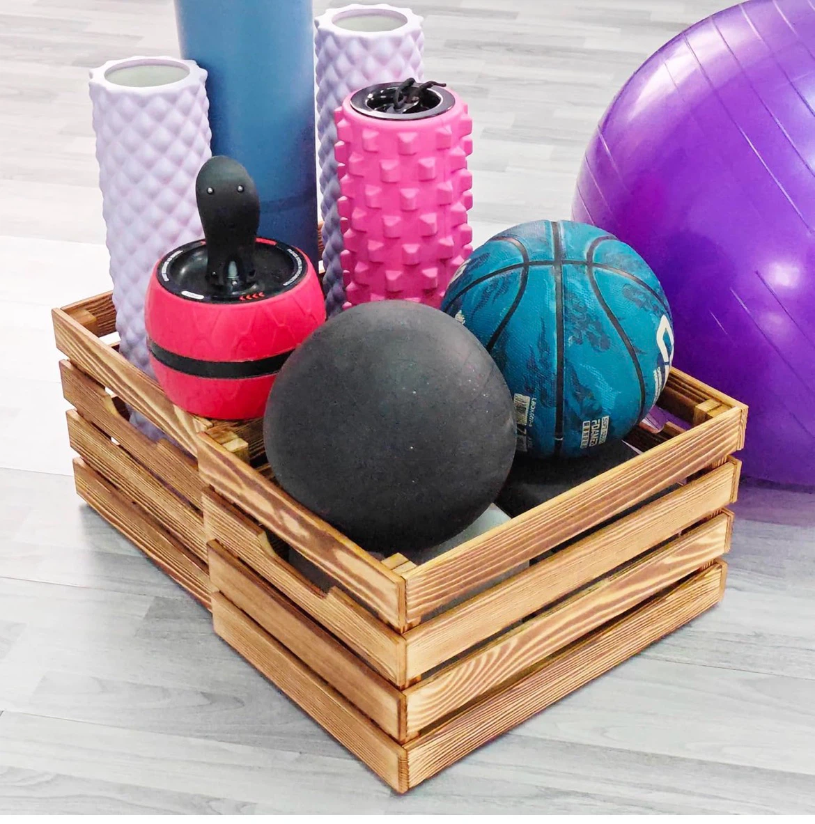 Wooden Crate Storage Box 2 pack - photo 2
