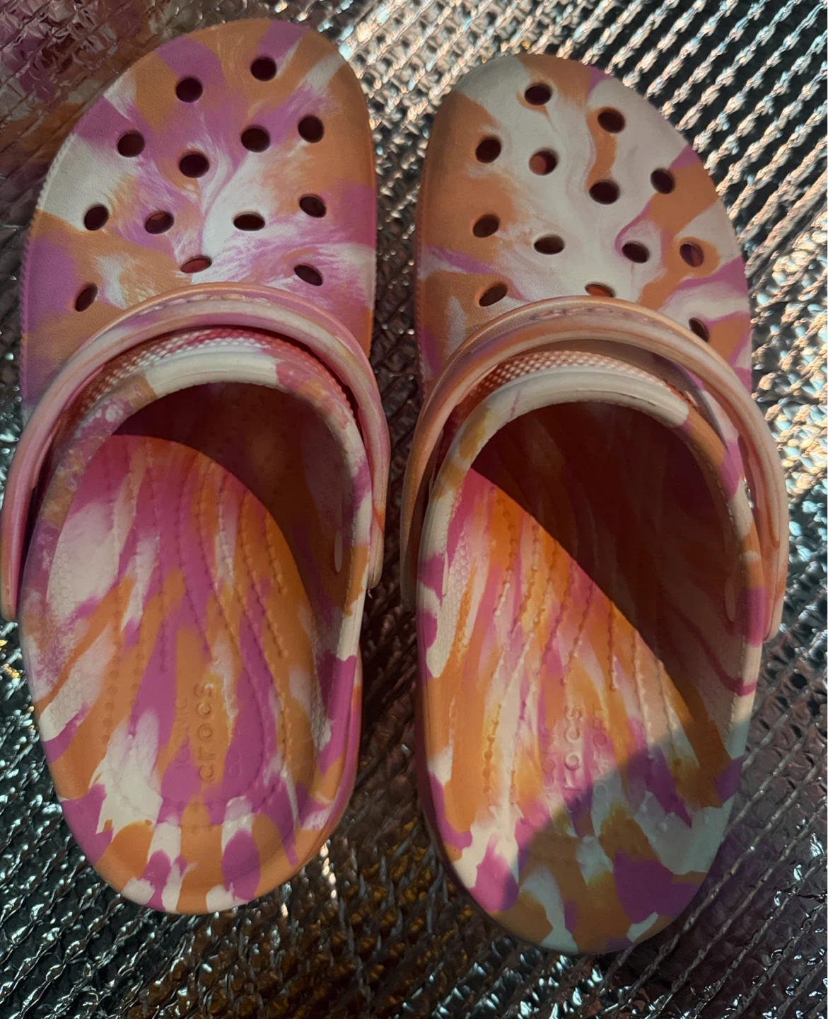Crocs Tie-Dye Clogs Size J 5 - photo 3