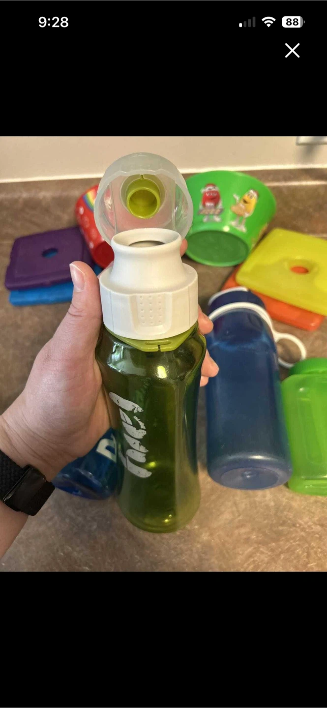 Kids lunchbox lot - ice packs, bottles, bowls…. - photo 5