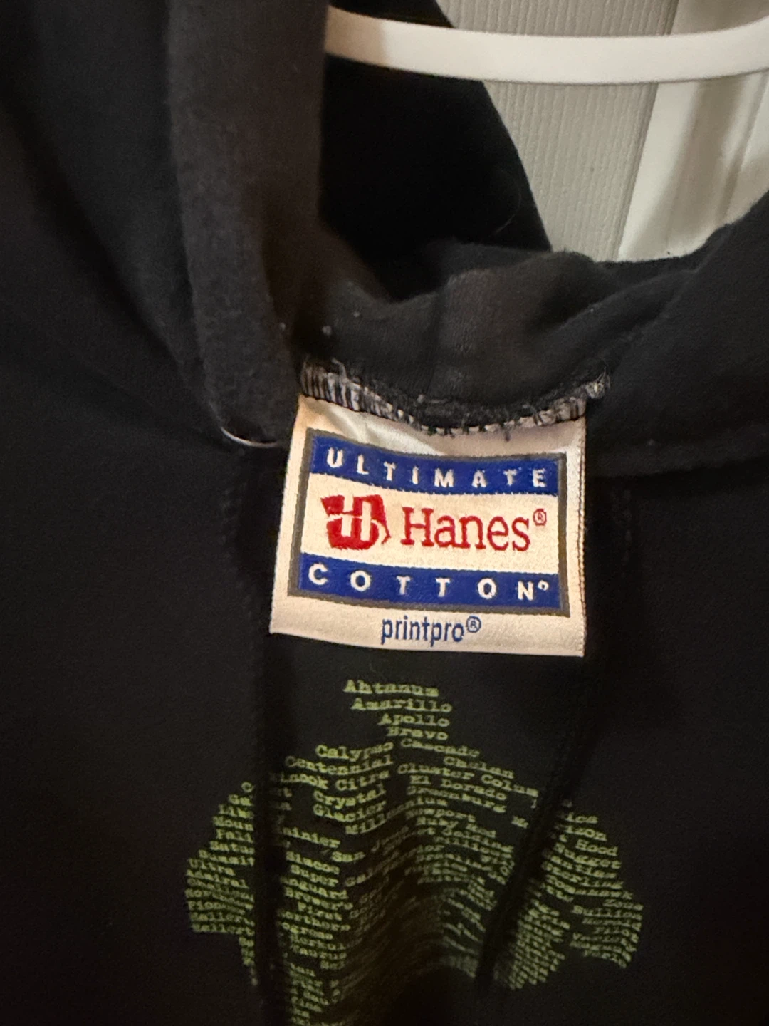 Hanes Ultimate Cotton Black Hoodie - photo 2