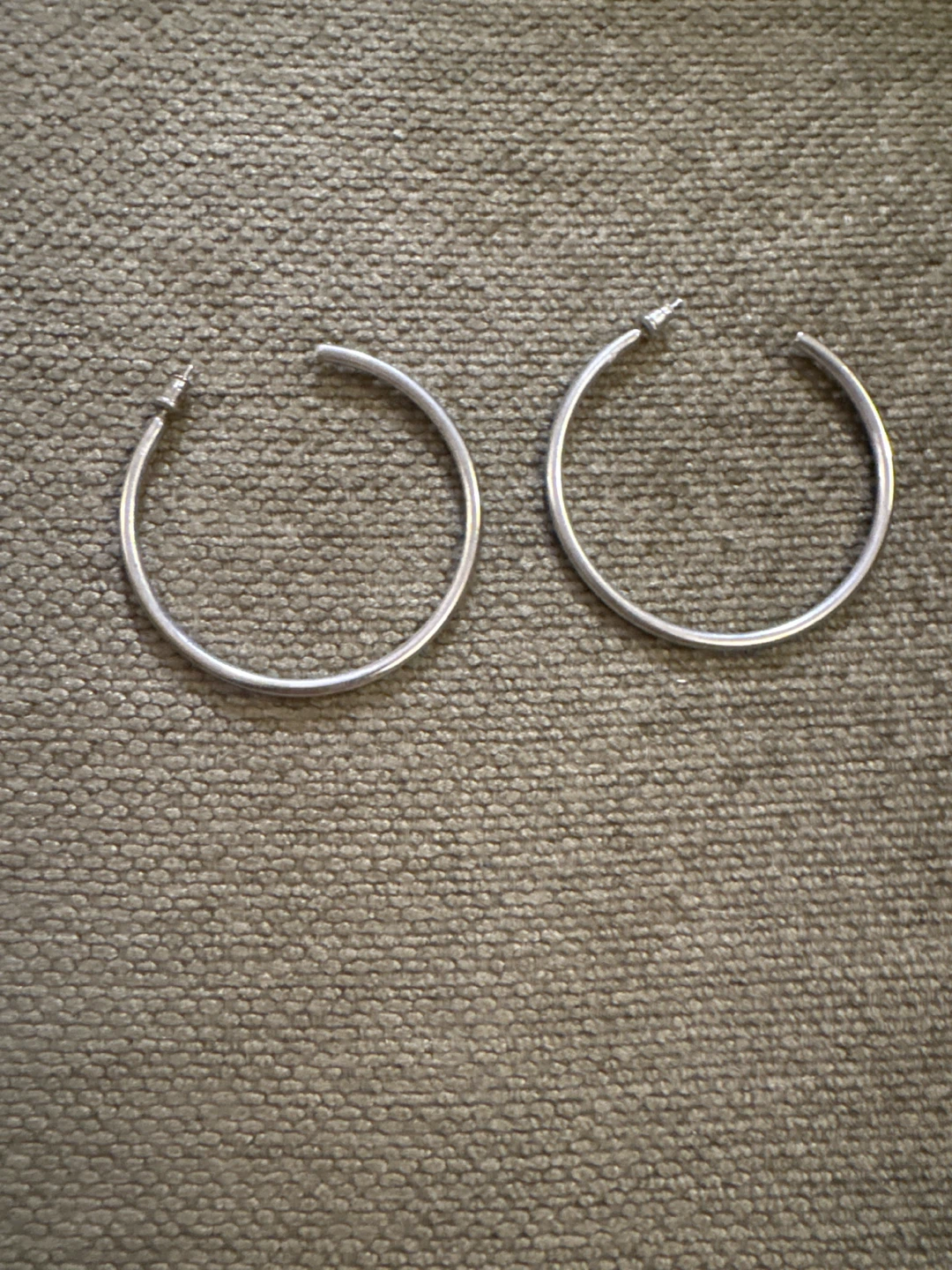 Silver Hoop Earrings