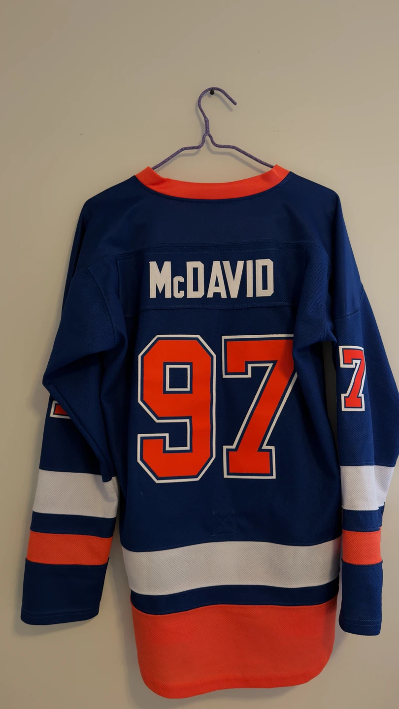 McDavid 97 Edmonton Oilers Hockey Jersey