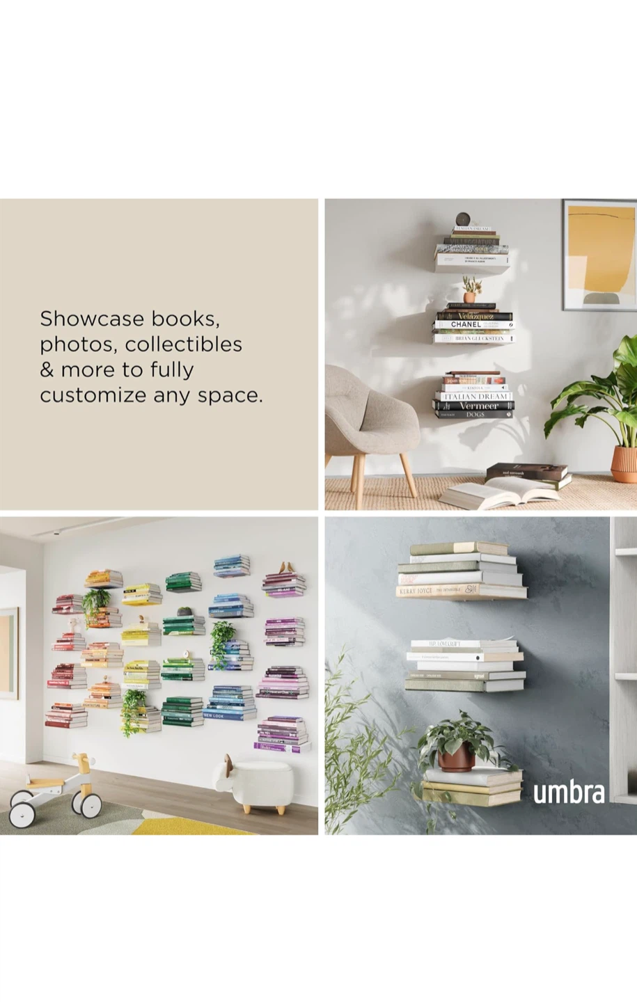 New,  Umbra Conceal Shelves - Set of 3 Size Large - photo 2