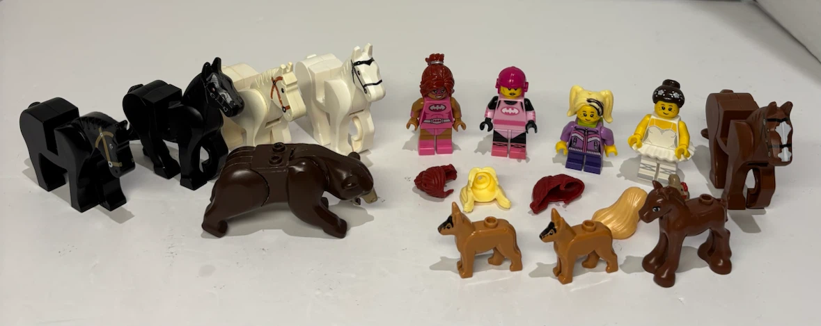 LEGO Friends & City Figures, Animals, and Accessories