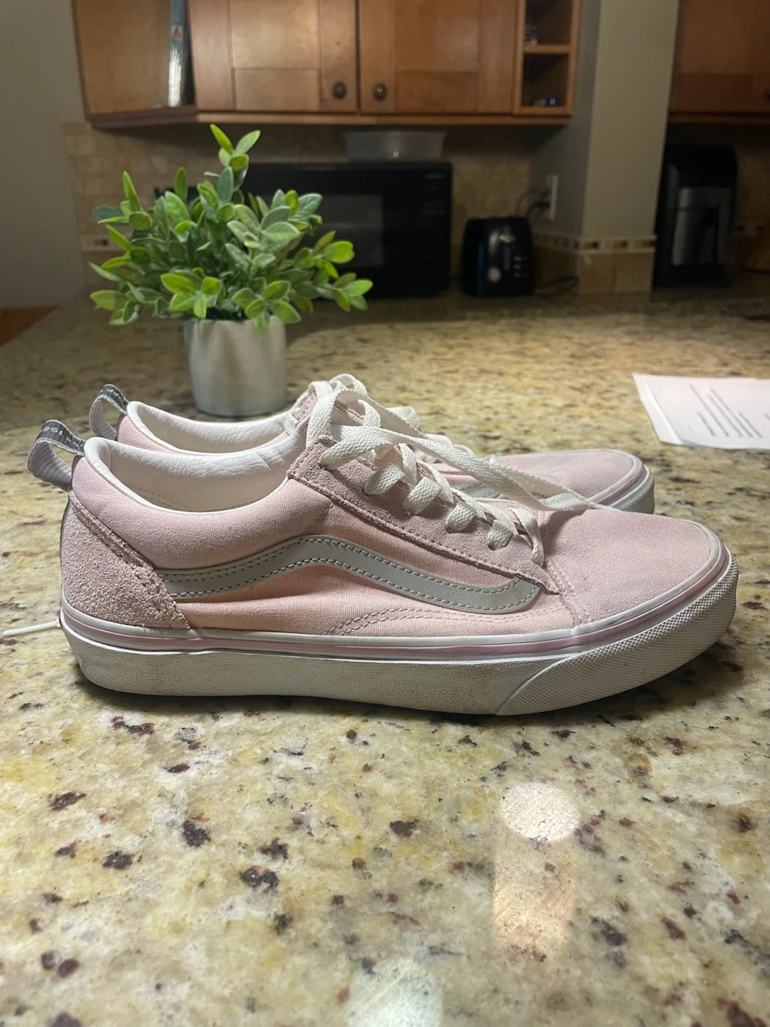 Pink Vans shoes