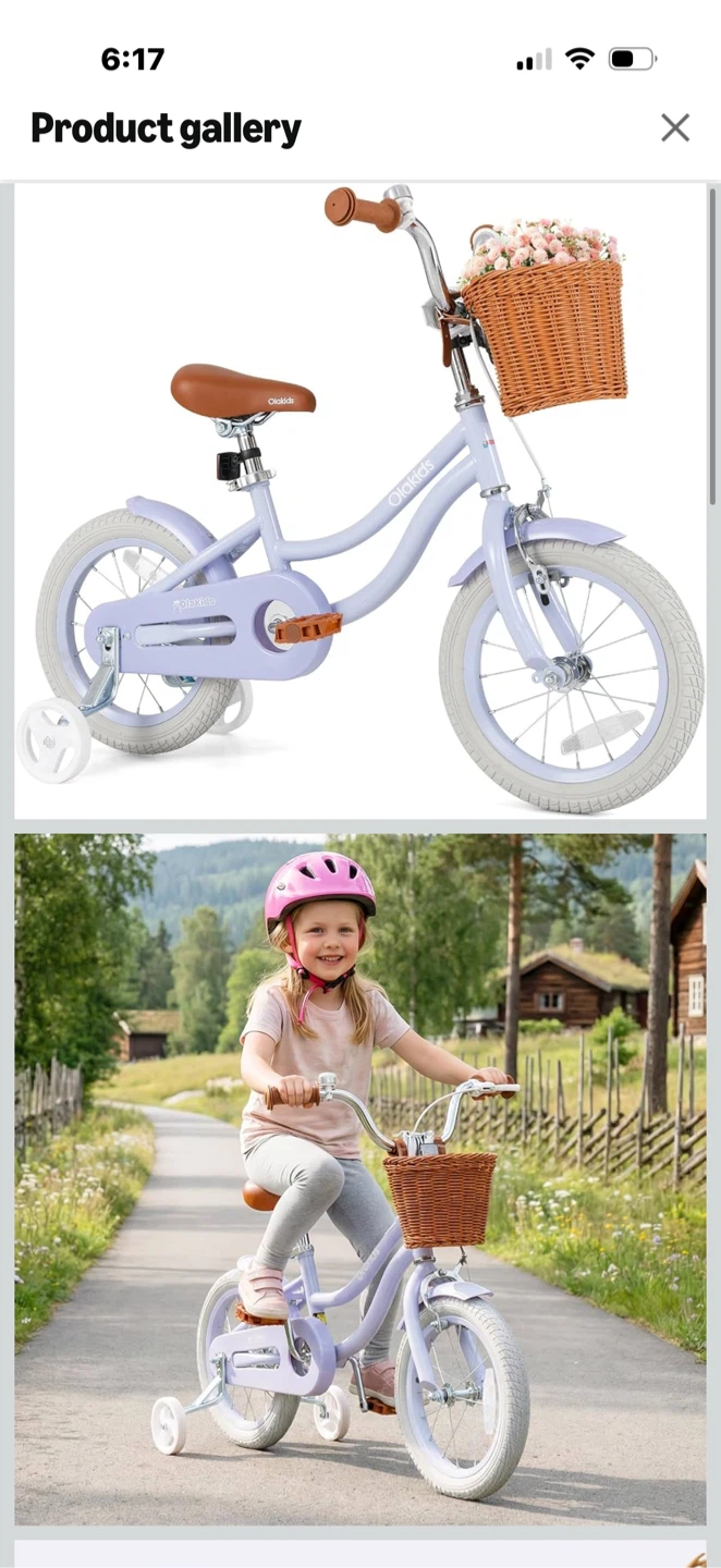 14inch Kids Bike with Basket