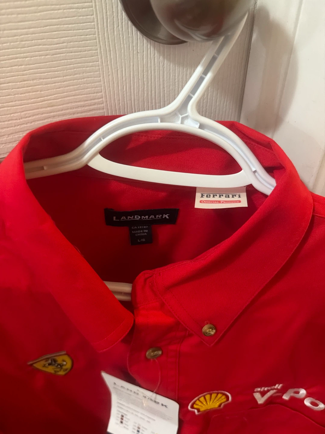 Ferrari Shell V-Power Button Up Shirt - photo 2