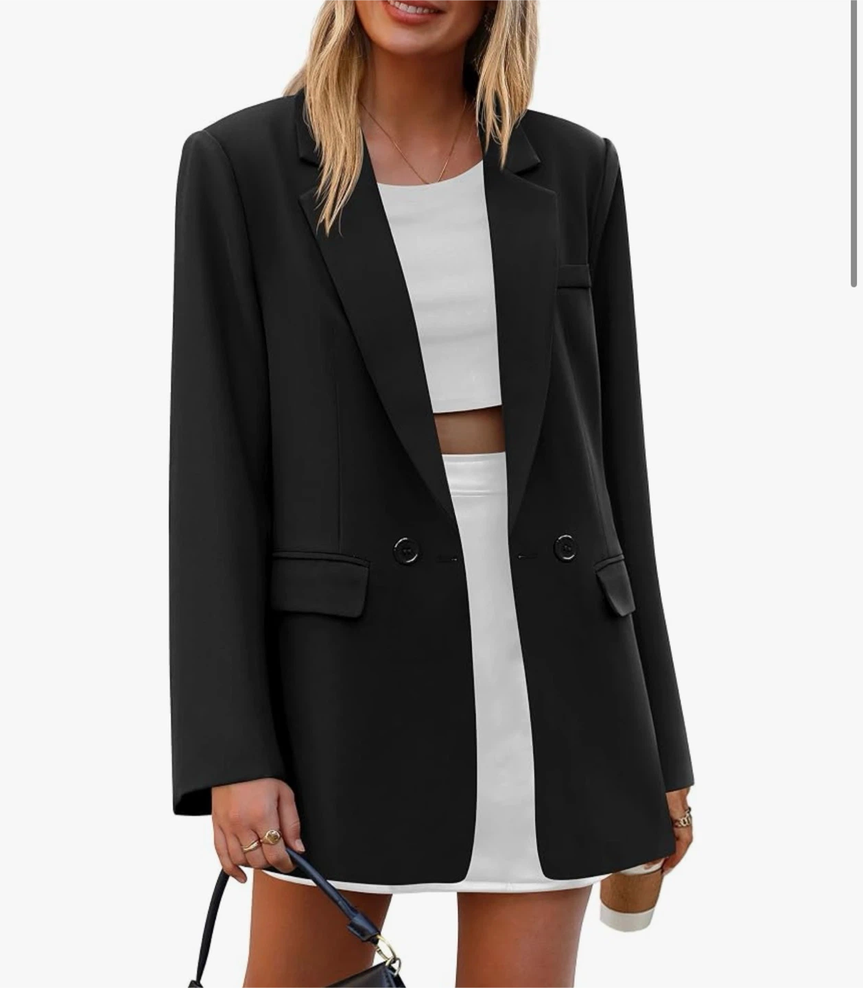 PrettyGarden Black Blazer XXL