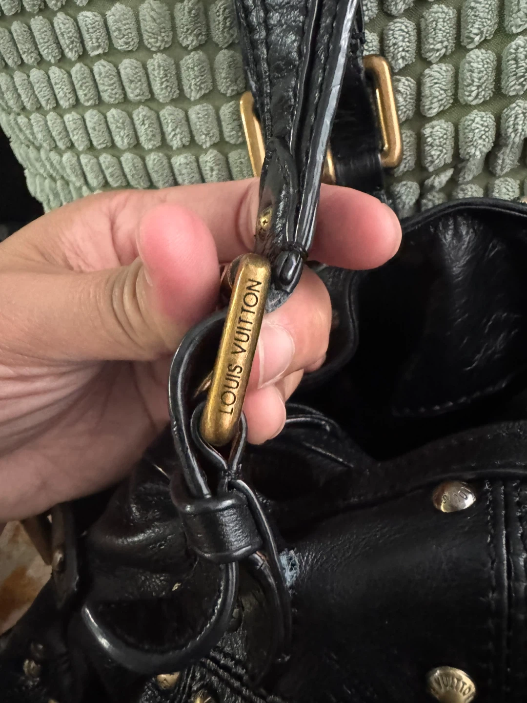 Louis Vuitton lambskin Riveting Bag(Limited) - photo 4