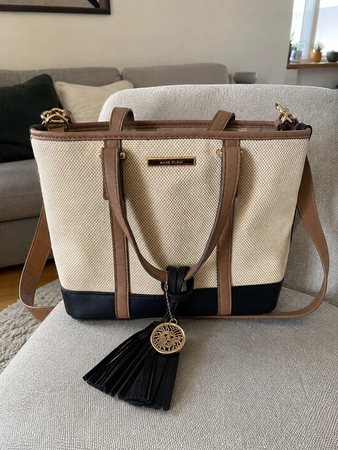 Anne Klein Small Canvas Tote Bag - photo 3