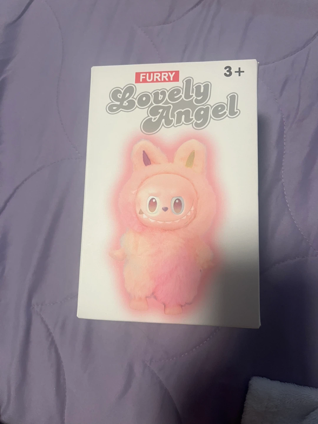 Labubu FURRY Lovely Angel Collectible Toy