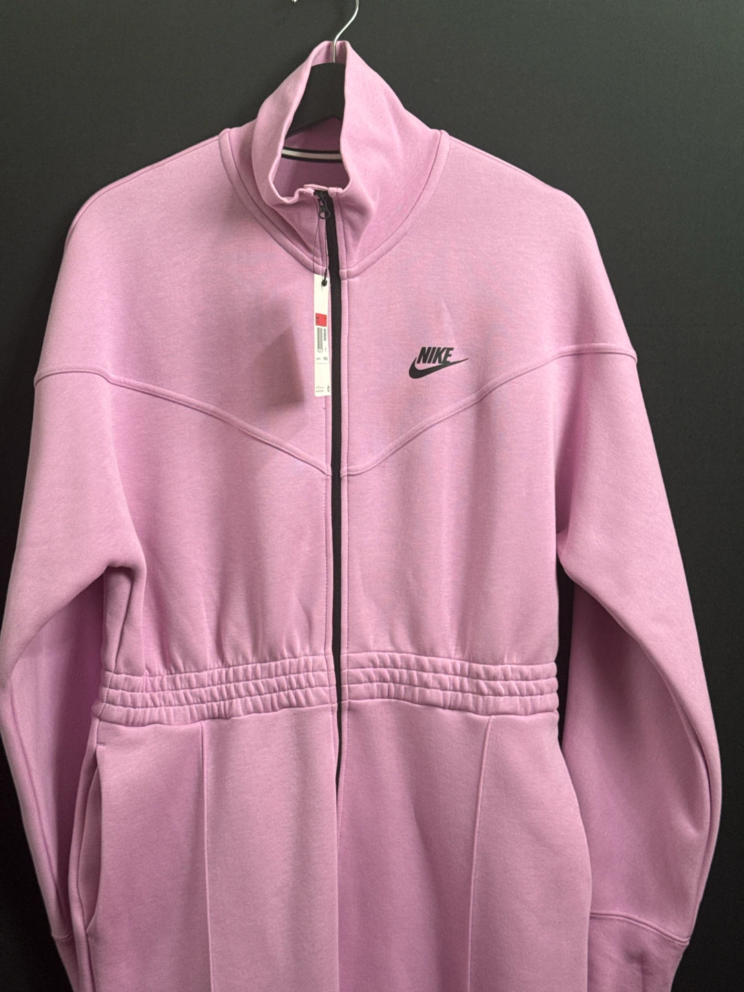 Nike Pink Full Zip Track jumpsuit