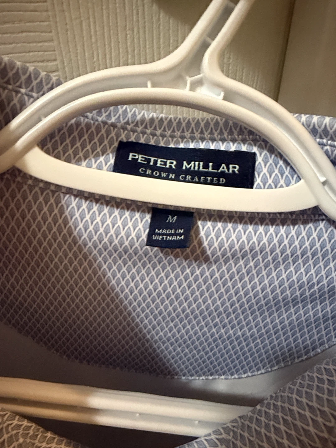 Peter Millar Crown Crafted Polo Shirt - Blue - Size M - photo 2