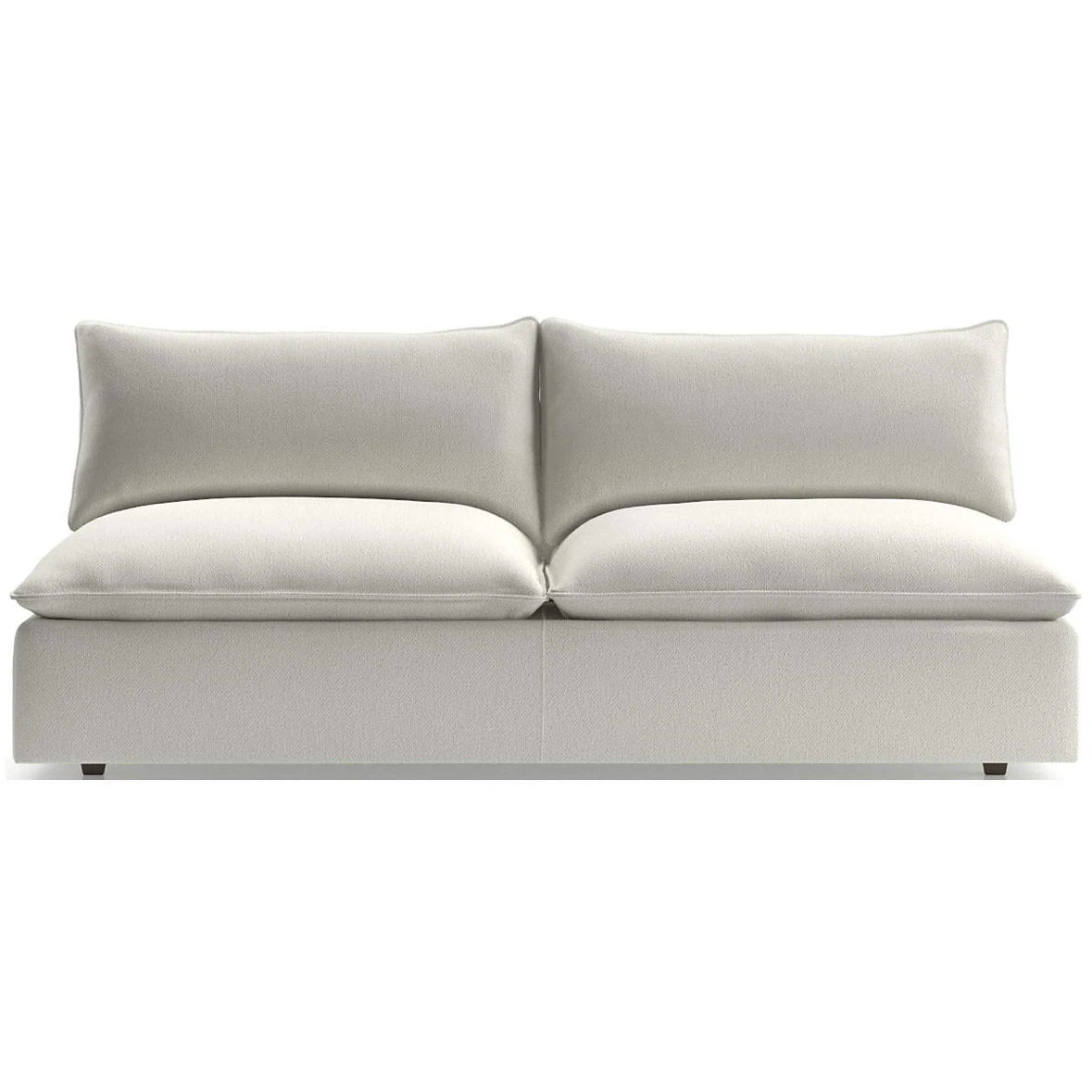 Light Grey/Off white Two-Seater Sofa
