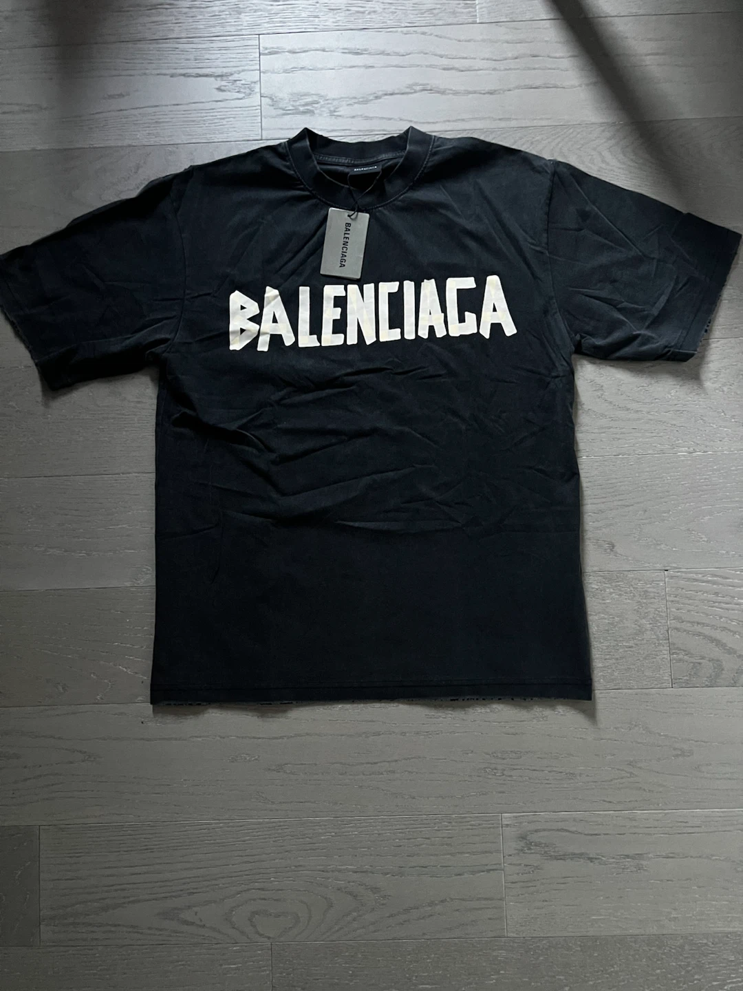 Balenciaga Black Logo T-Shirt