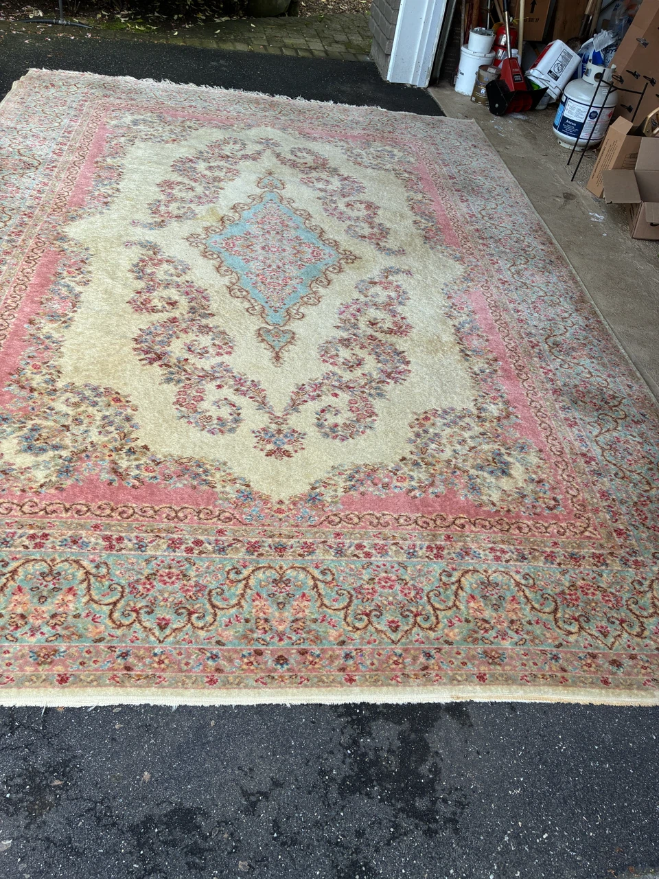 Antique Karastan Wool Rug, Kirman #784, 8.8 x 12, Floral Design - photo 5