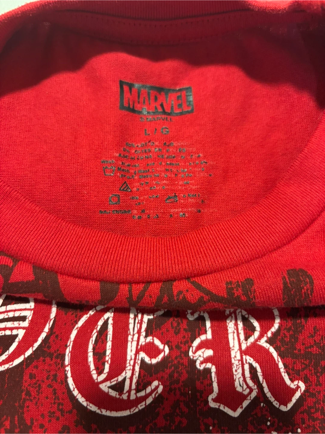 Marvel Spider-Man Red Graphic T-Shirt - photo 4