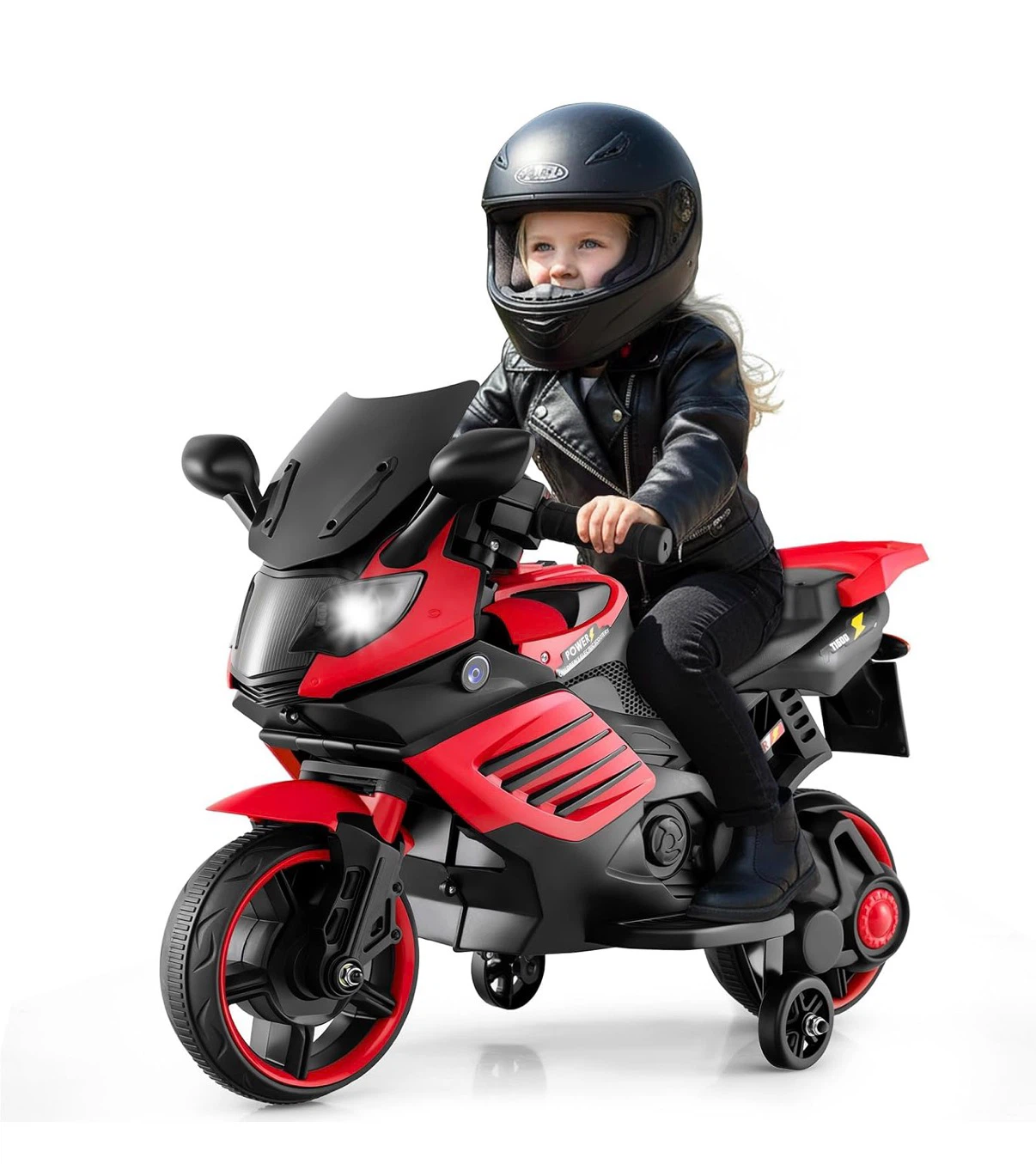 New! Kids Ride On Motorcycle - Red