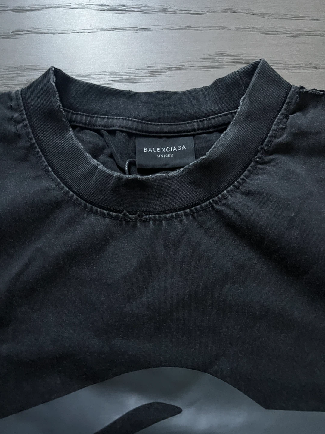 Balenciaga Unisex Black T-Shirt - photo 2