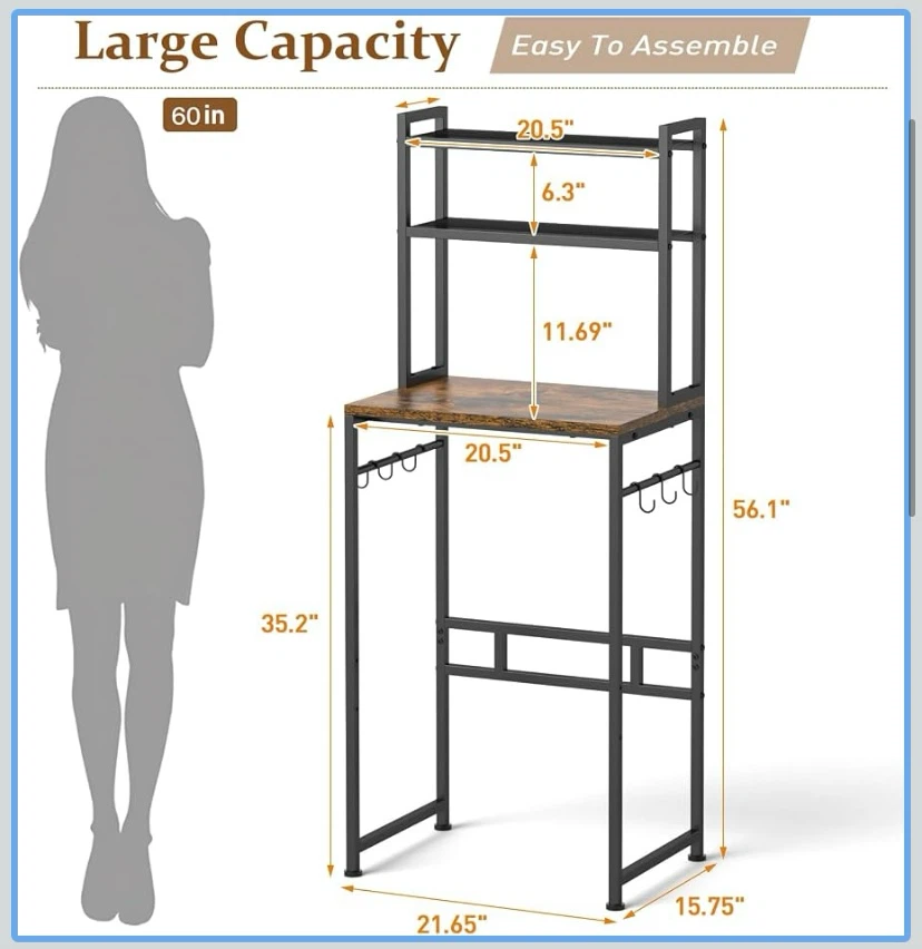 New 3-Tier Mini Fridge Storage Shelf - photo 2