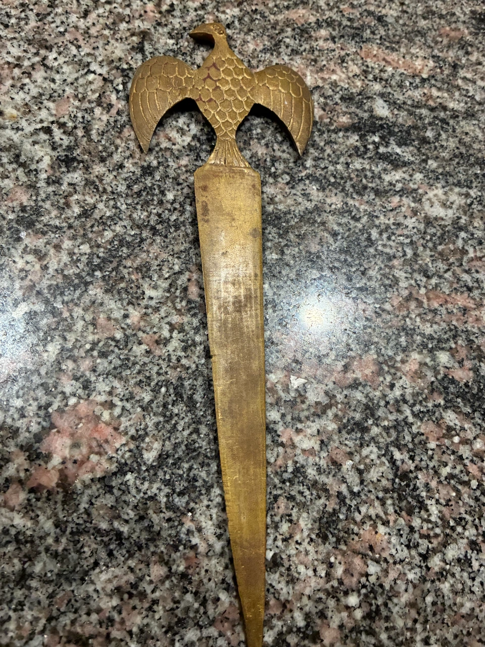Brass Eagle Letter Opener Plymouth Mass