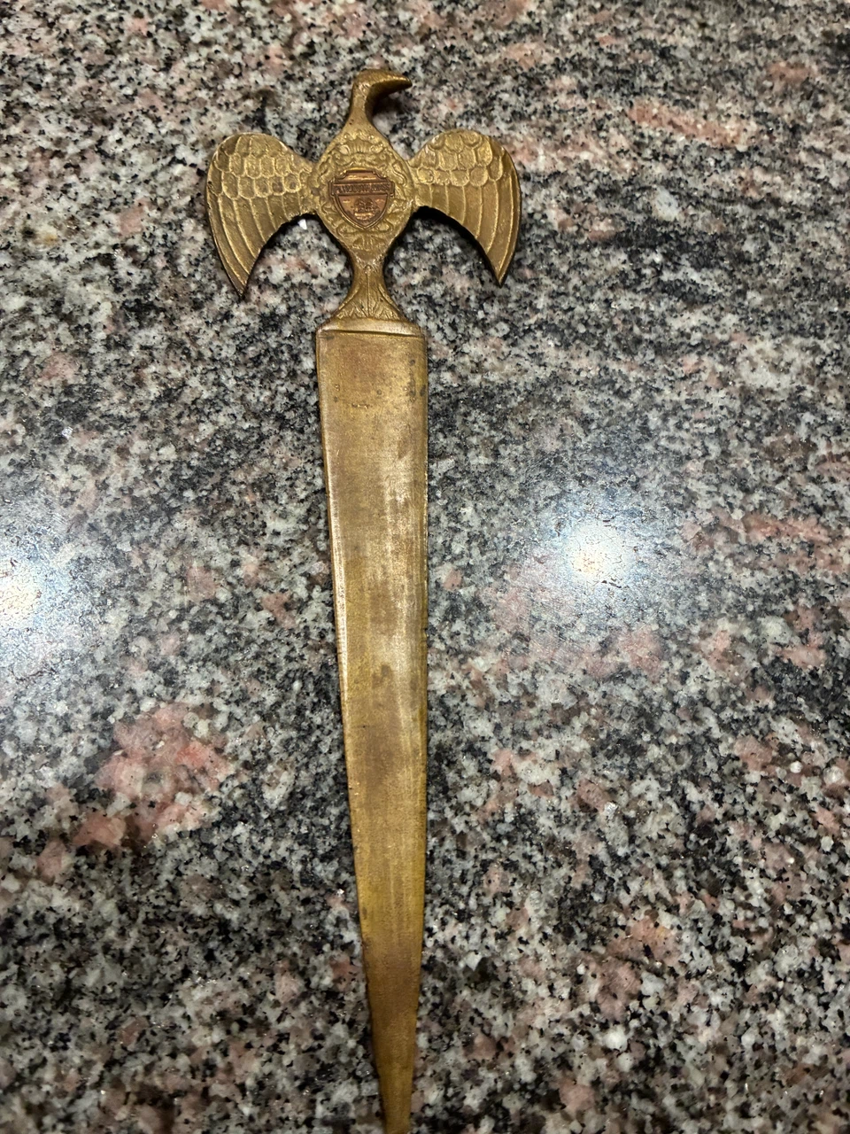 Brass Eagle Letter Opener Plymouth Mass - photo 3