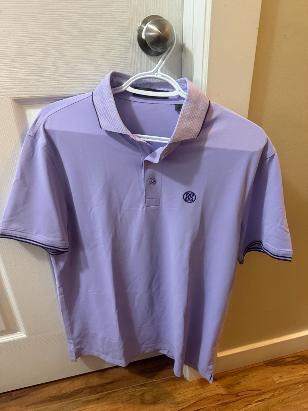 G/Fore Lavender Golf Polo Shirt Medium