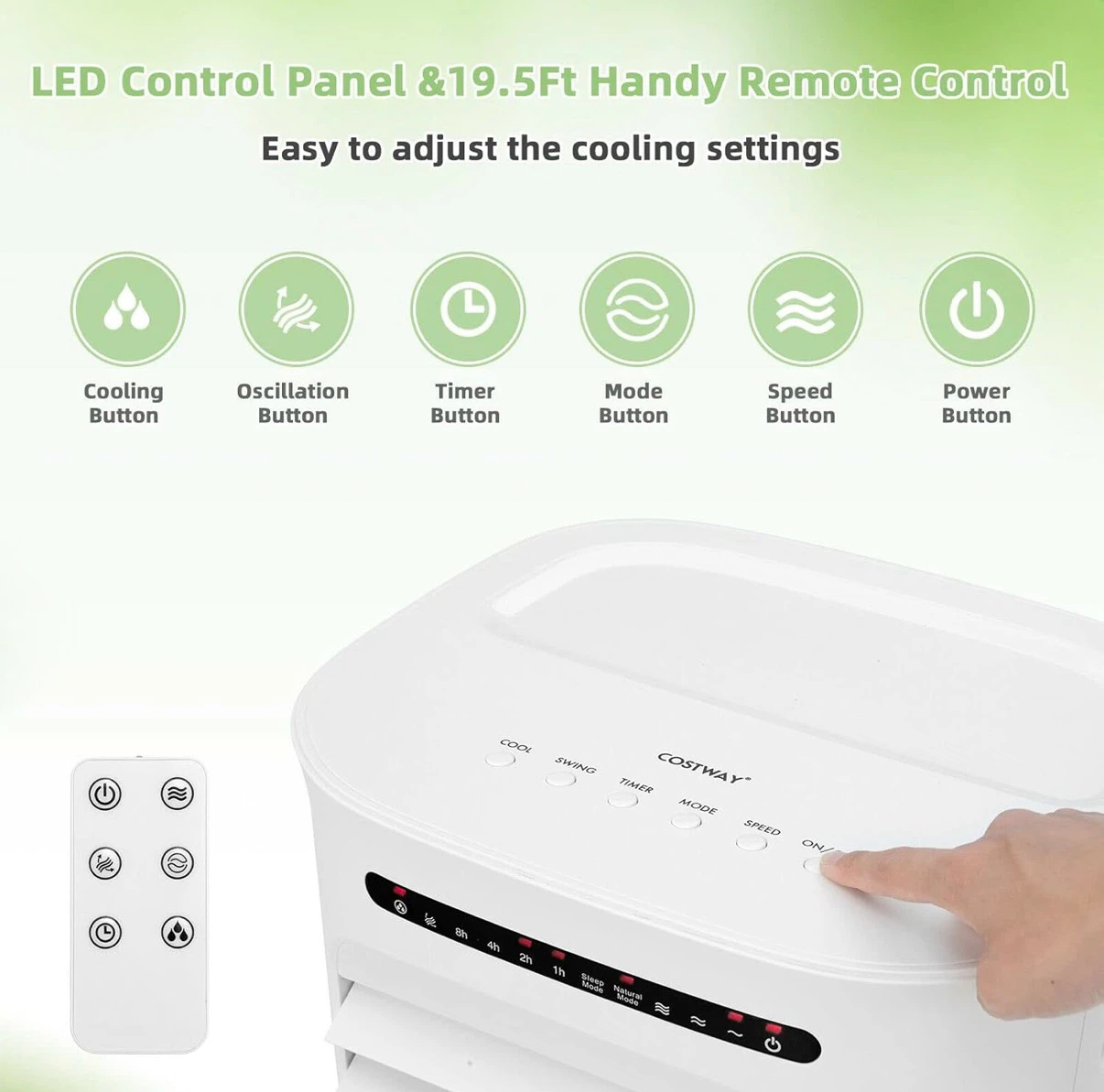 New!! Portable 3 in 1 Air Cooler Fan - photo 4