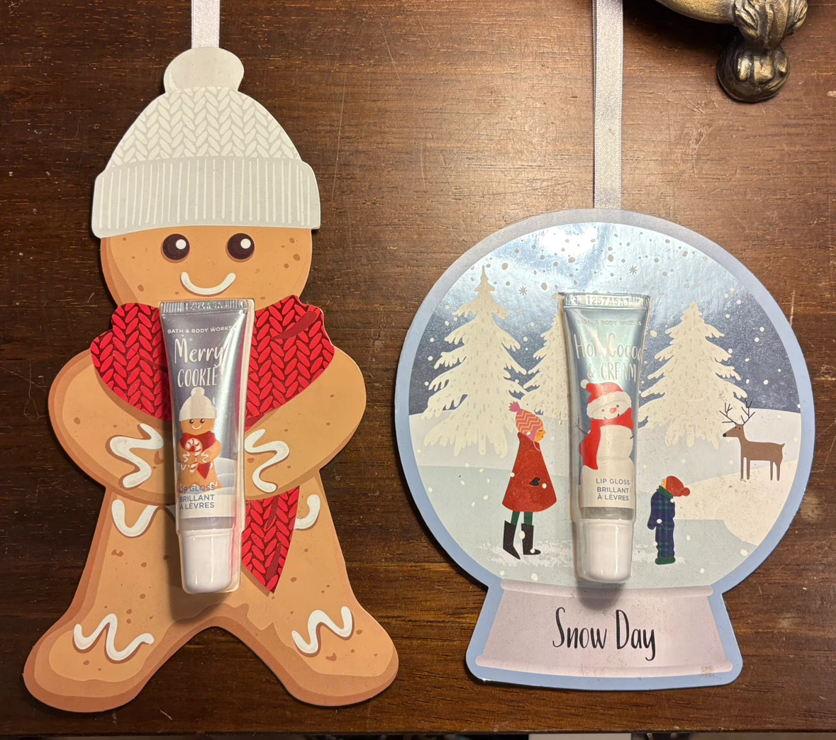 ✨✨Bath & Body Works Lip Gloss Ornament Set