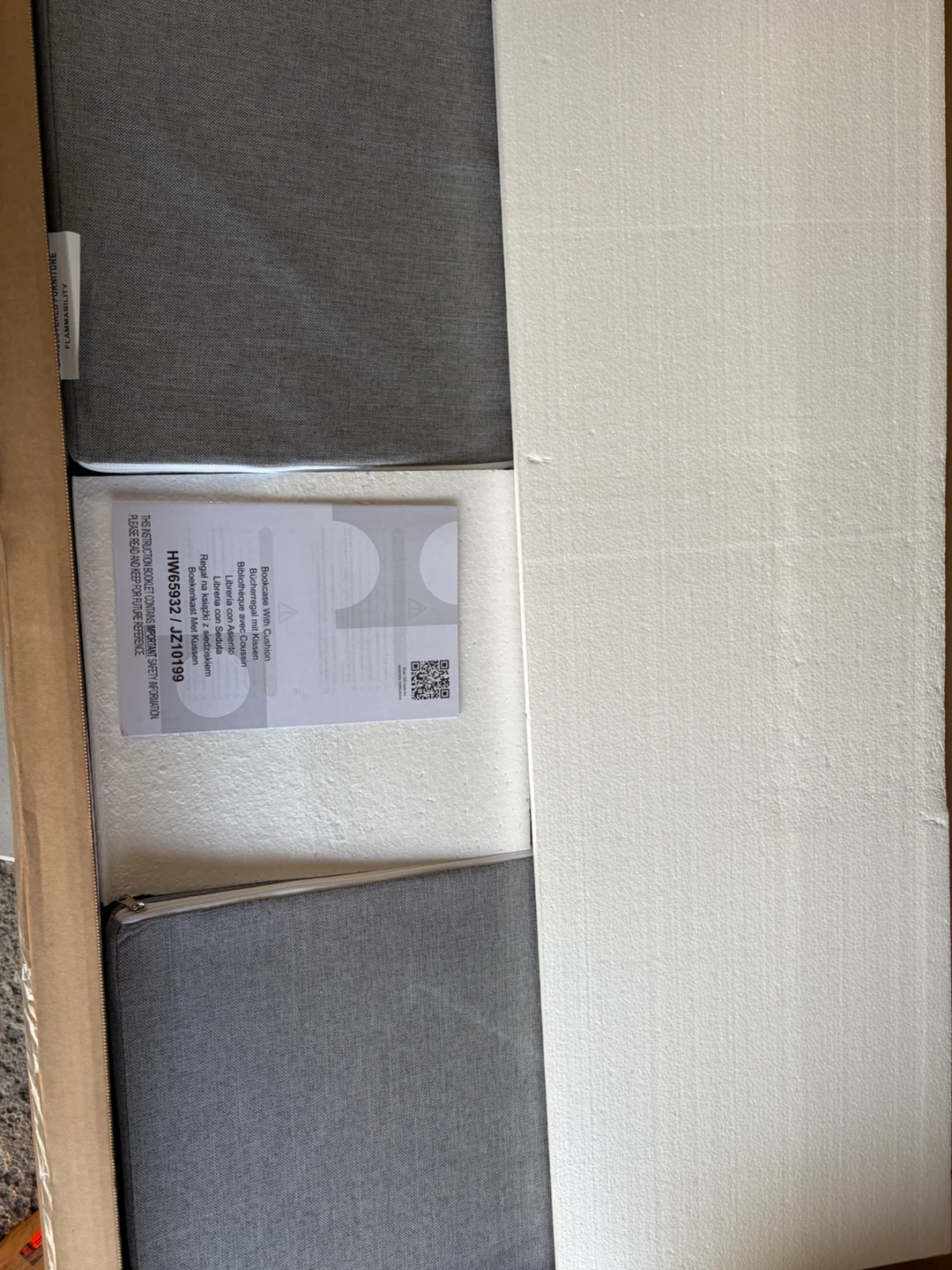 New!! Bookcase with Cushion Seat - photo 3