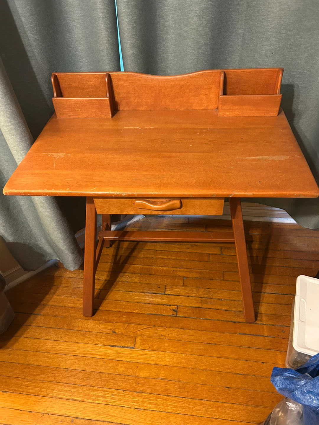 Wooden Student Desk and Chair Set - photo 3