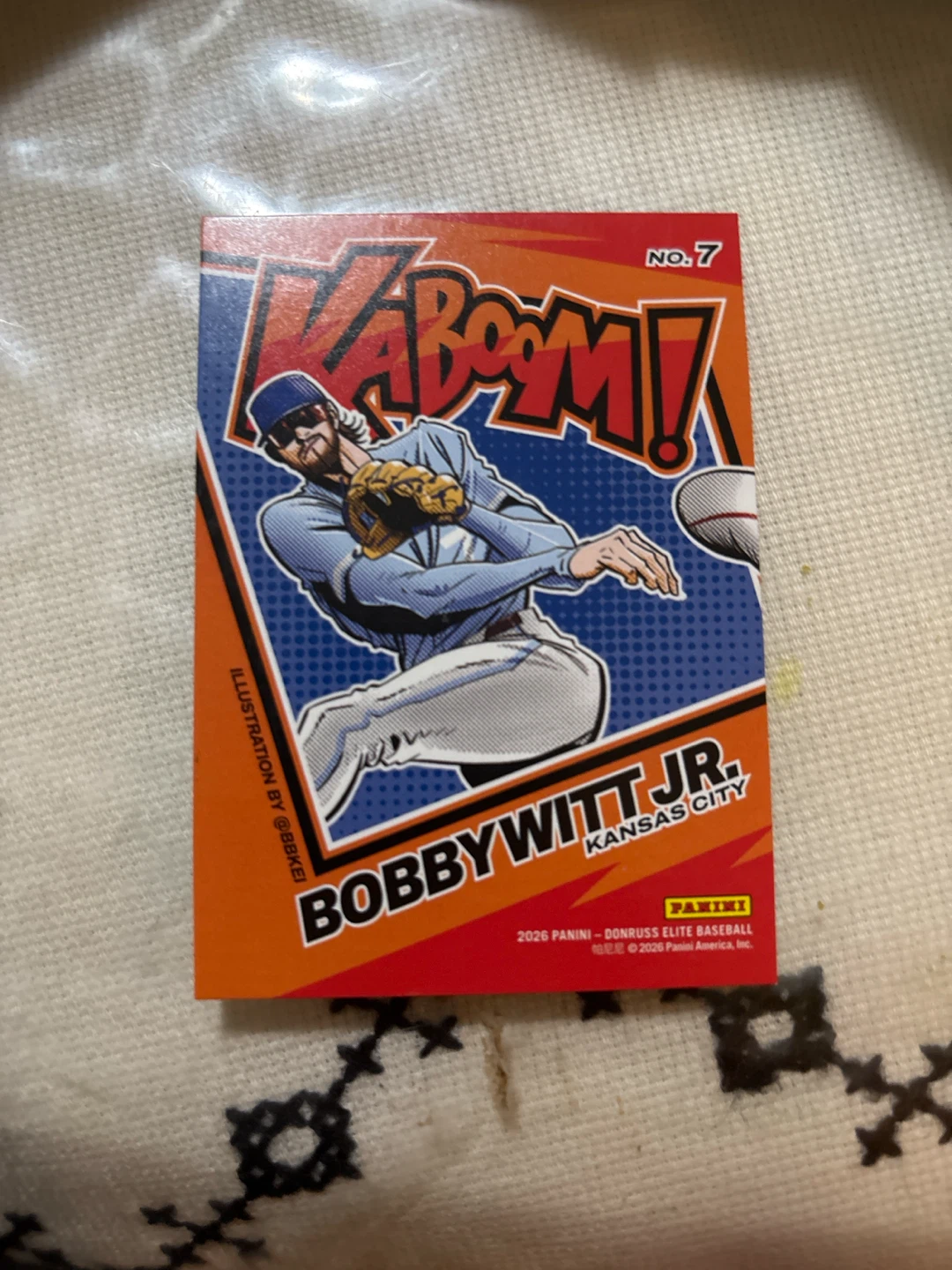 2026 Panini Bobby Witt Jr. "KaBOOM!" Baseball Card - photo 2