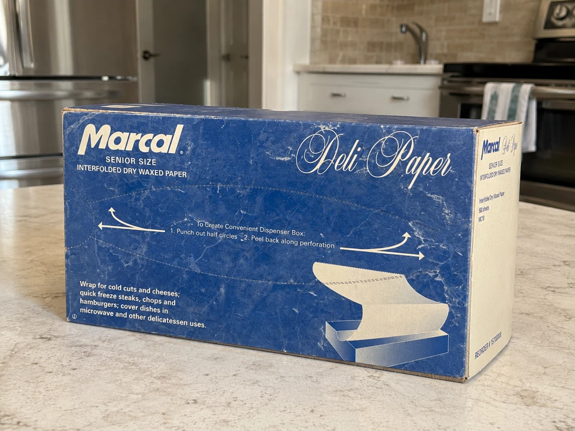 Marcal Senior Size Deli Paper Interfolded Dry Waxed Paper