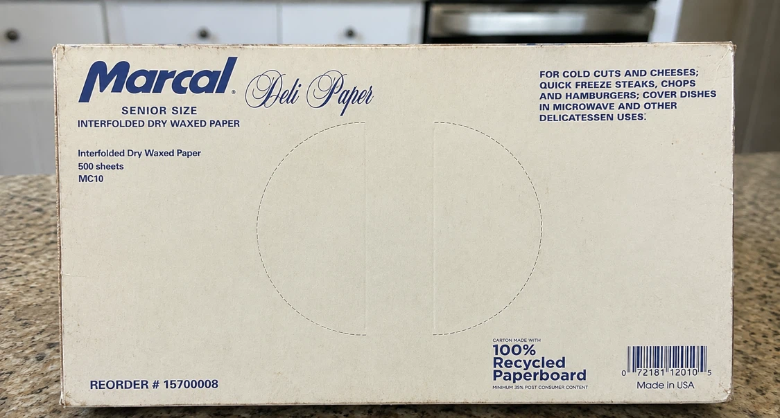 Marcal Senior Size Deli Paper Interfolded Dry Waxed Paper - photo 2