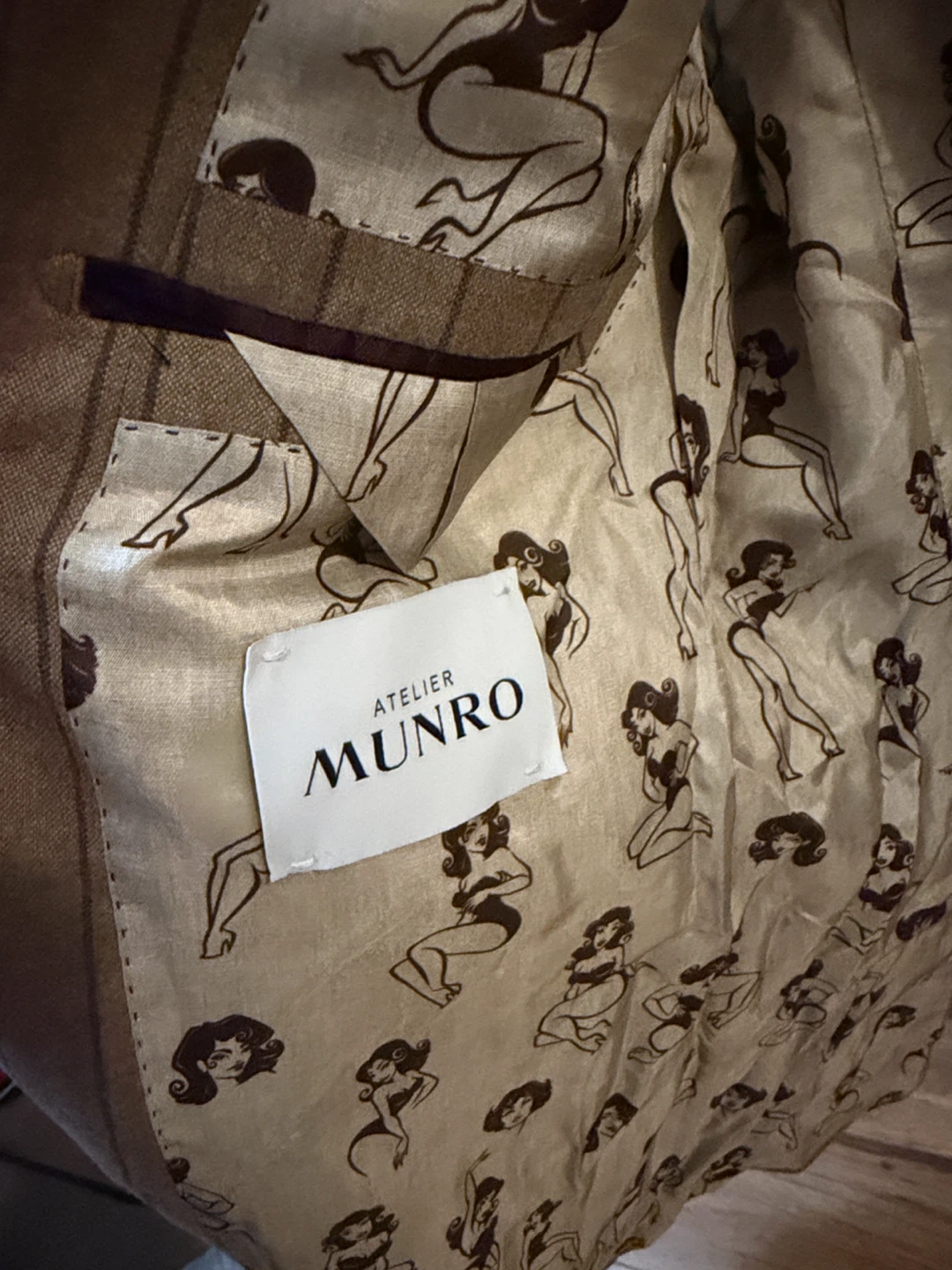 Atelier Munro Striped Blazer with Pin-up Lining - photo 3