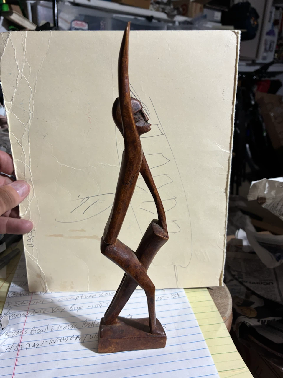 Hand Carved Wooden Figurine - photo 3