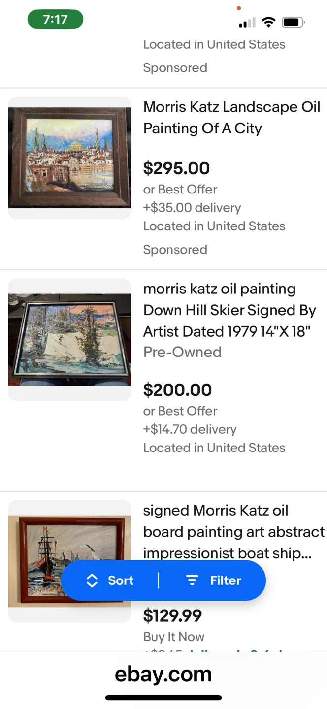 Morris Katz Limited Edition Print 23/950 - photo 3