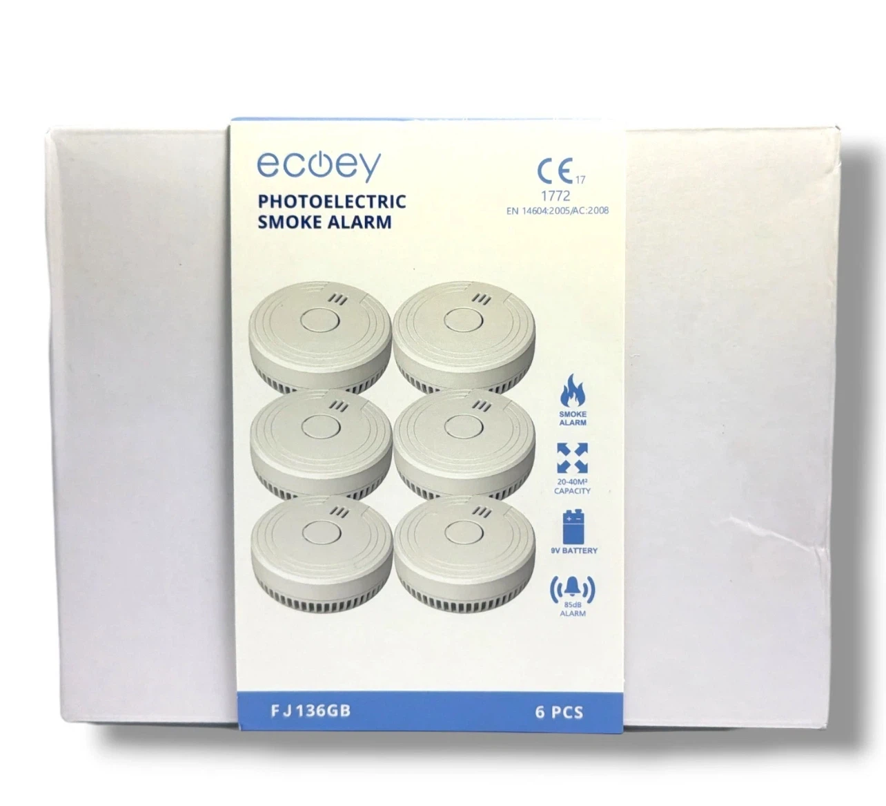 Ecobey Photoelectric Smoke Alarms - 6 Pack - photo 5