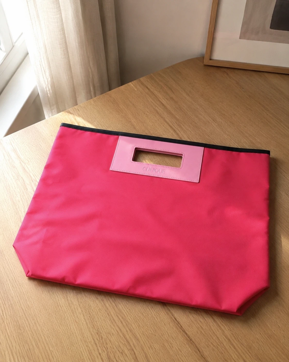 Clinique Pink Cosmetic Bag