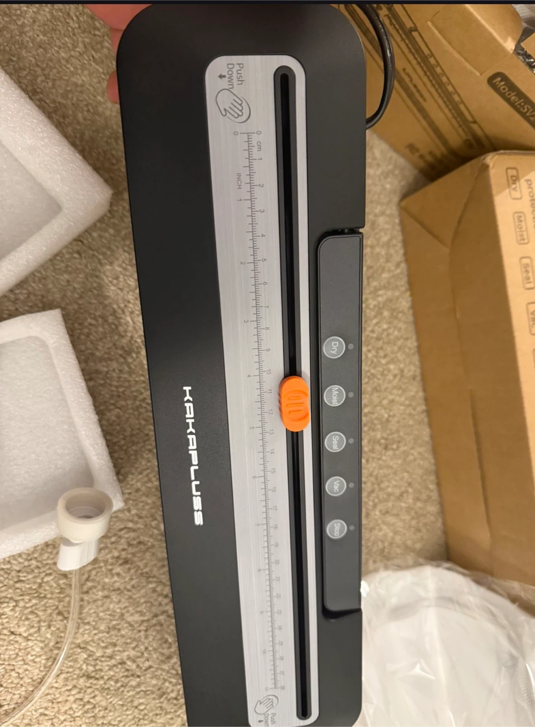 Vacuum Sealer Machine with 15 Bags & Air Suction Hose - photo 3
