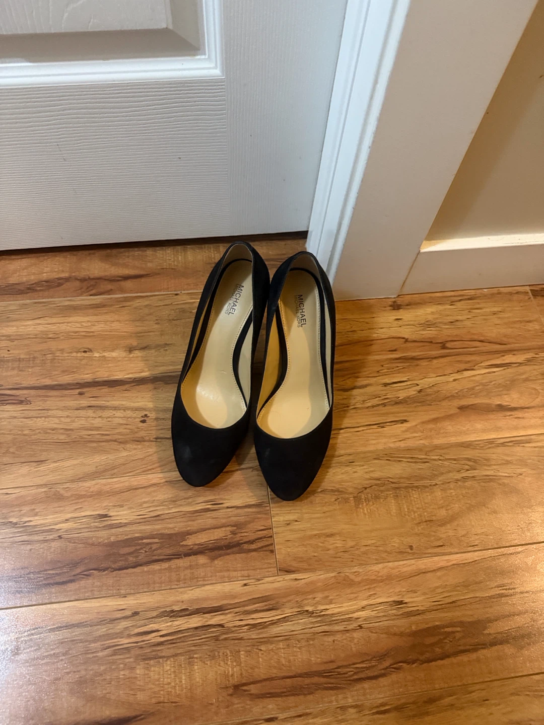 Michael Kors Black Suede Heels