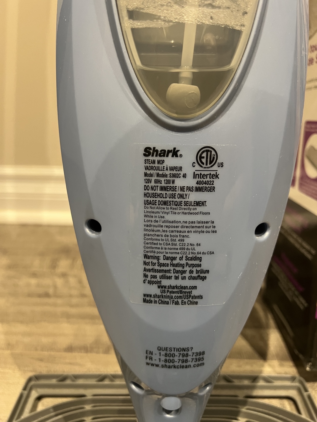 Shark Professional Pro Steam Mop S3602C - photo 4