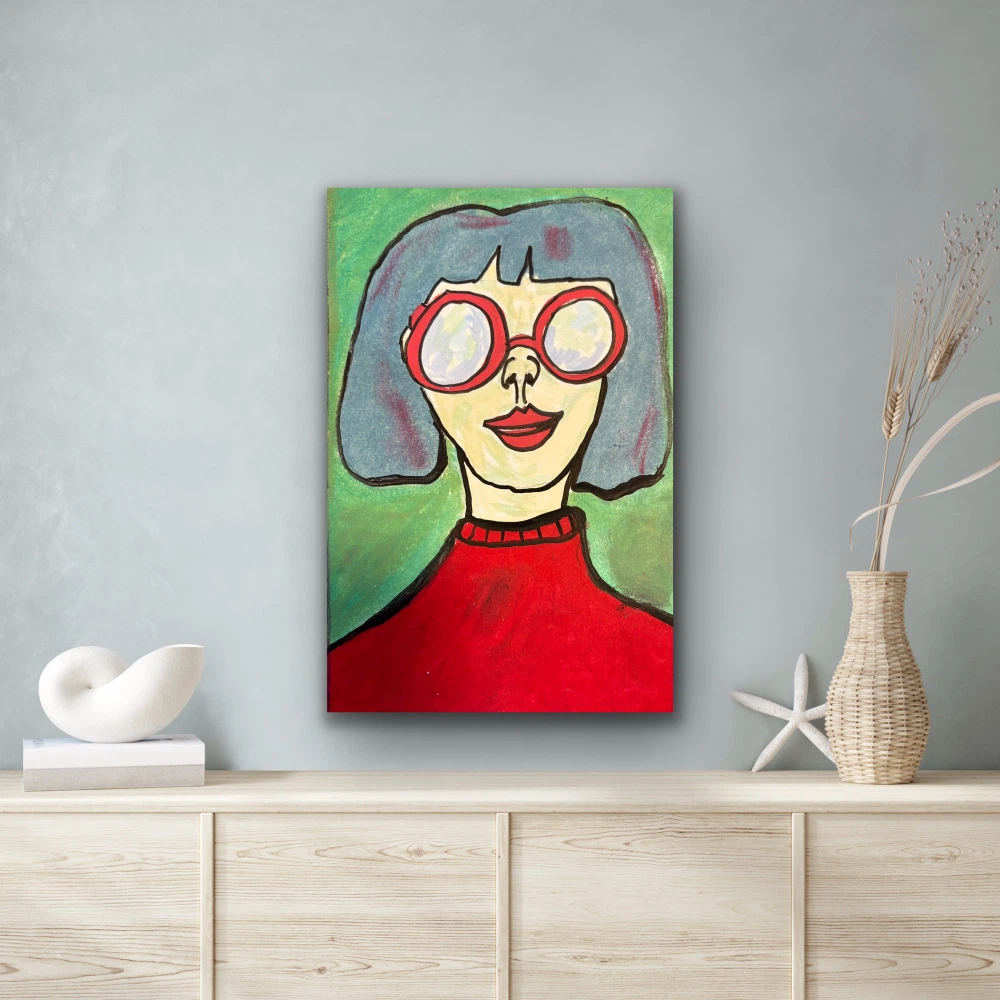 Original Art Acrylic on Paper Unframed - photo 2