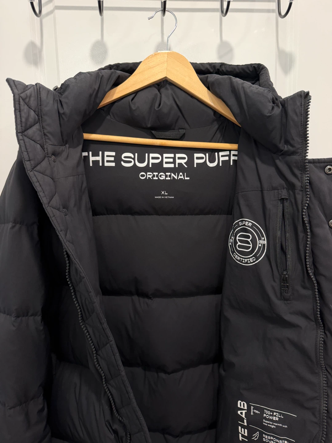 The Super Puff Original Black Down Puffer Jacket XL - photo 2