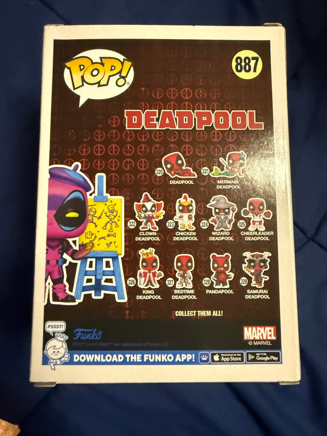 Funko Pop! Deadpool 887 Artist Deadpool - photo 2