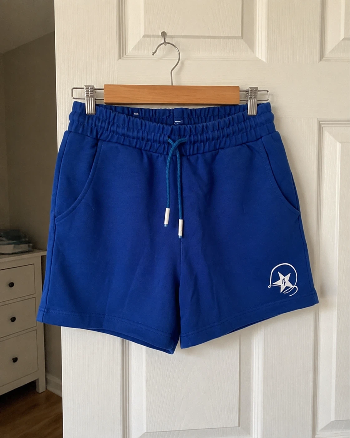 DeFacto Fit Blue Cotton Sweat Shorts Size M - photo 2