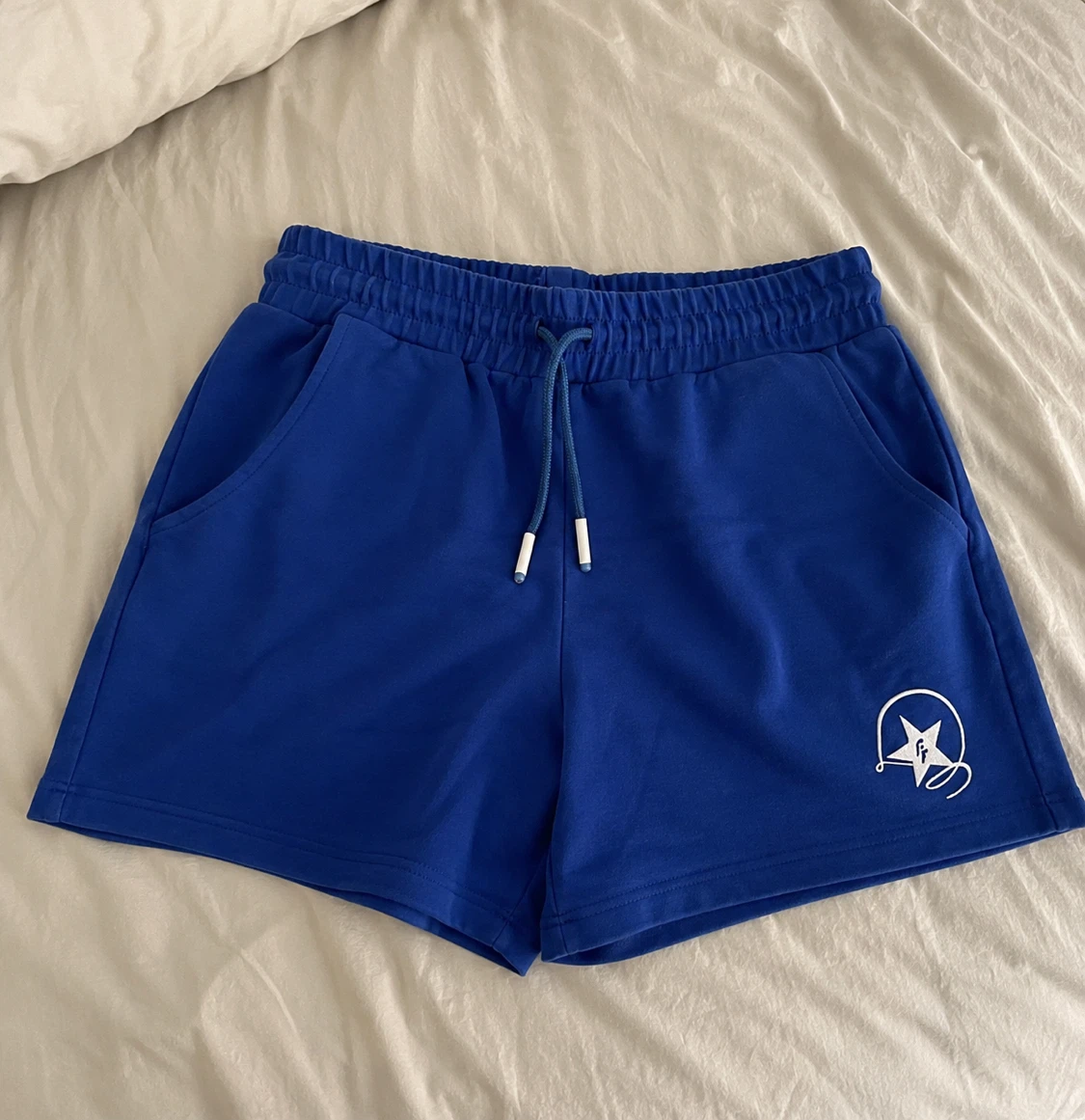 DeFacto Fit Blue Cotton Sweat Shorts Size M - photo 3
