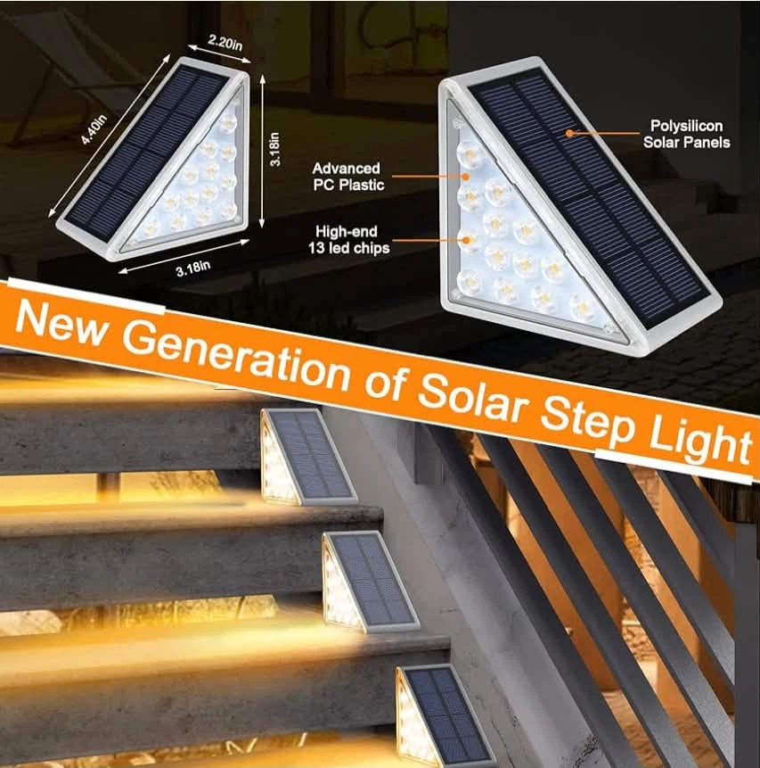 Solar Powered Step Lights (Pack of 8) - photo 2